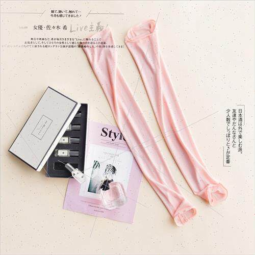 lk sunscreen sleeves summer mulberry silk cool breathable lo