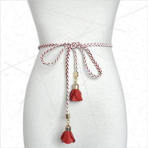 New spring summer ladies thin waist chain rose pendant jewel
