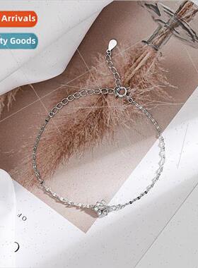 S925 silver bracelet ins niche girls 2022 new nd bff flower