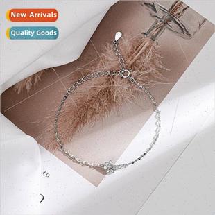 2022 flower bracelet bff new girls niche ins silver S925