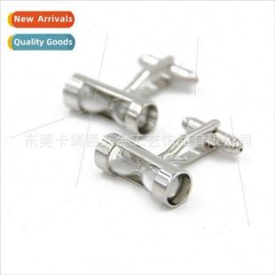 Hourglass cufflinks in several colors 适用men French shirtsC