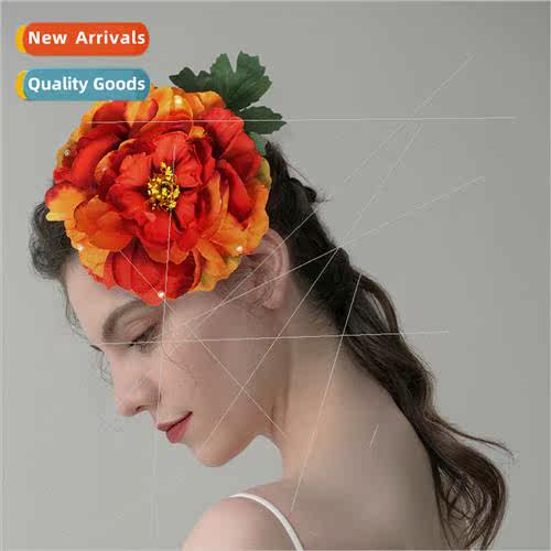 Europe new bridal headdress retro photo flowers hair accesso