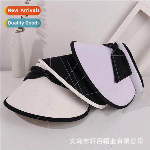 ins new bow hollow top hat summer outdoor camping travel sun