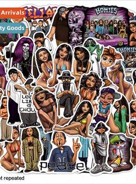 50 American set brothers homies graffiti stickers cool hip-h