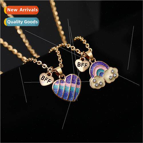 Europe Children  Friends BFF Necklace Women Jewelry mple Fas