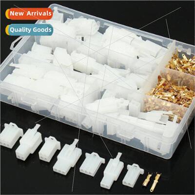 380PCS 40 Sets Auto Motorcycle 2.8mm 2 3 4 6 Pin Terminal Bl