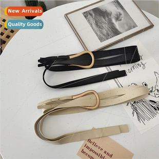 oval pin knotting female vers waist type belt buckle