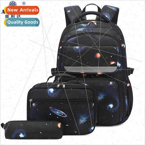 New children schoolbag large-capacy student schoolbag star p