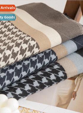 Winter scarf women in Europe Uned States thousbirds grid sca