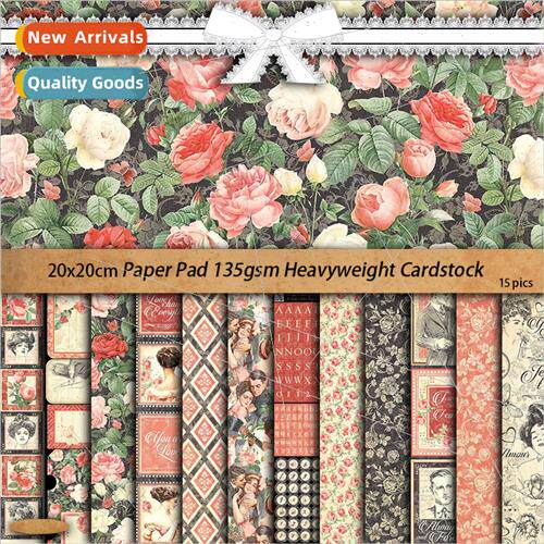 Vintage Character Pattern Material Paper 12 Eros Foldable Ha