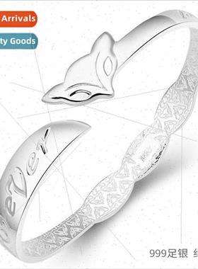 lver bracelet open silver fox bracelet small bracelet string