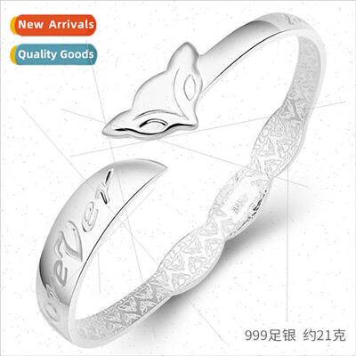 lver bracelet open silver fox bracelet small bracelet string