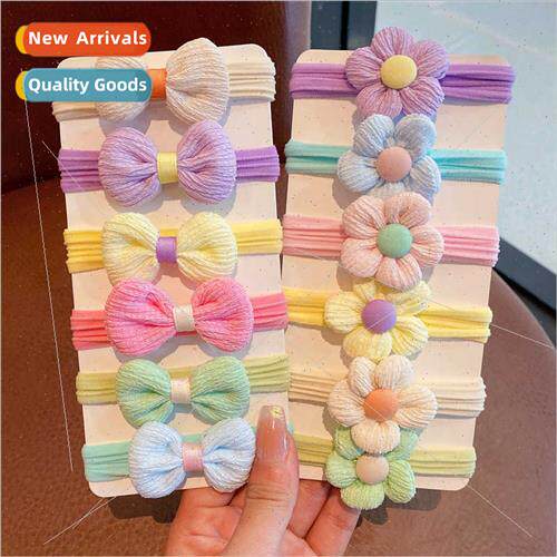 Girls headband children leather band does not hurt hair elas