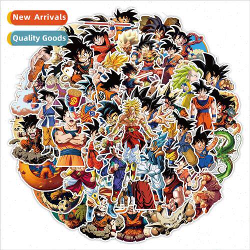 50 seven dragon ball graffiti stickers computer cell phone w
