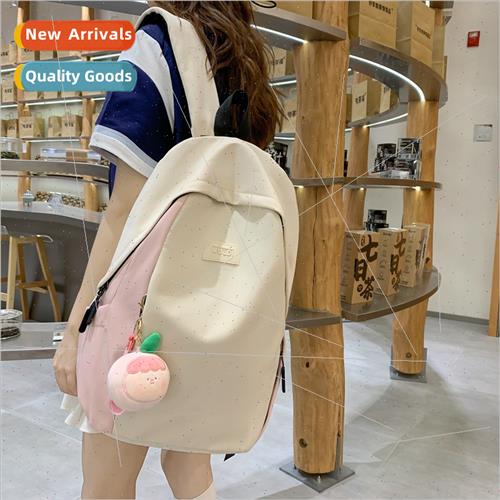 mple high-color middle school students schoolbag female Kore