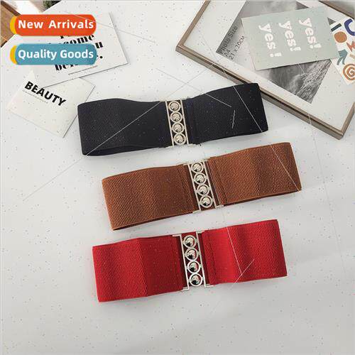 lver buckle thin belt female decorative waist seal skirt ret