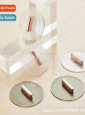 Modern simple cabinet door small pull household round bedsid