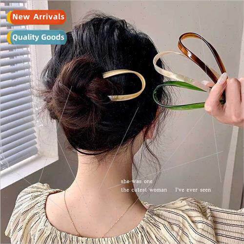 U-shaped hairpin advanced sense coiffure hairpin ancient dai