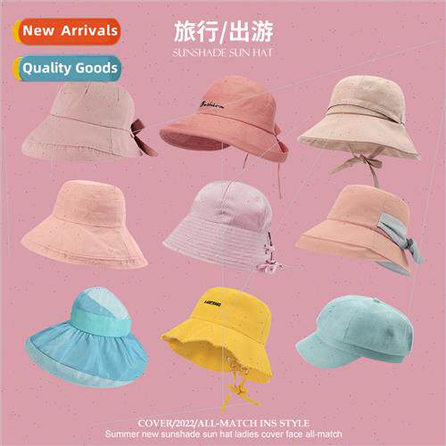 Summer new sun blocking sun hat ladies face wh insKorea hat