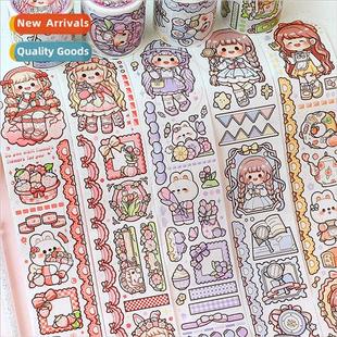 cute diy special basic heart girl cartoon tape oil meters