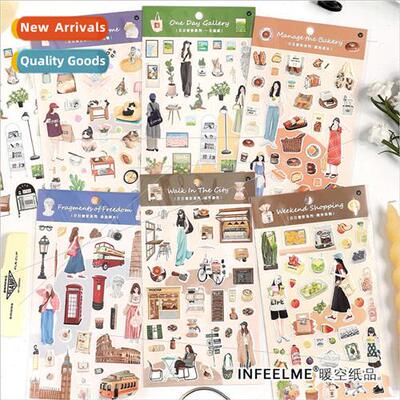 Day night all safe stickers salt characters handbook diy mat