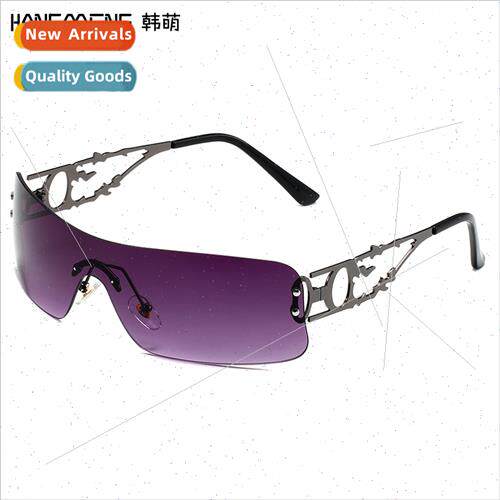 New Y2K Sunglasses Europe Retro Flame Eyewear Flame Millenni