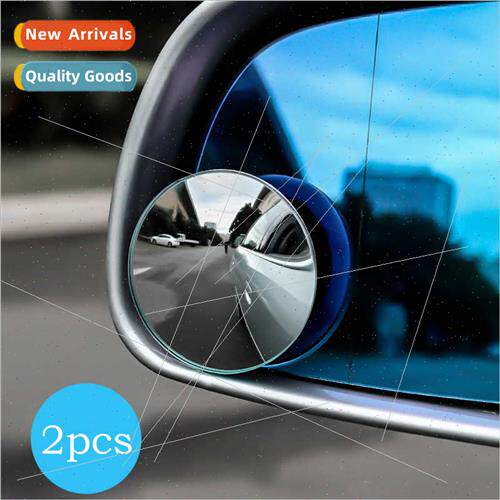 Glass Edgeless Adjustable Small Round Mirror Reversing Wide