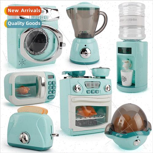 Kchen play house toys appliances microwave oven toaster juic