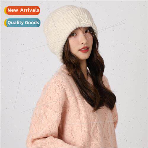 Containing wool hat big head circumference wool cap children