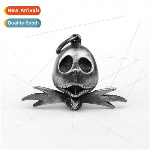 Halloween skull ghost pendant necklace men women dark gothic