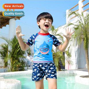 Childrens swimsus swimsus boys and girls spl body flat corne