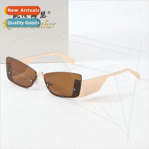 Fashion Half Frame Metal Sunglasses 9308 Europe Trend Sungla