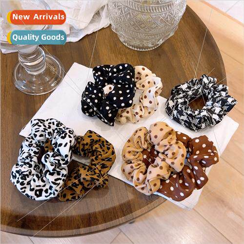 Pig large intestine ring hair circle mermaid  big bow hair a