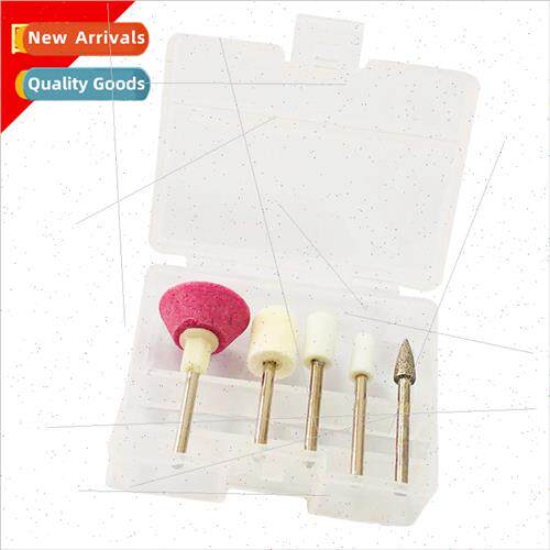 5pcs nail box sanding head electric nail ceramic sanding hea