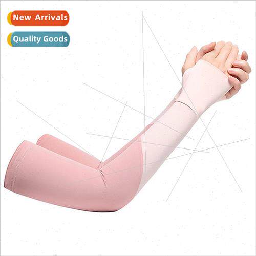 Summer sunscreen sleeve cover female thin ice silk sleeve dr