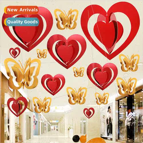 Tanabata 520 Valentine Day love pendant pentagram butterfly