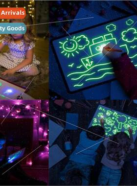 Russian English Draw Wh ght Fun fluorescent drawing board ch