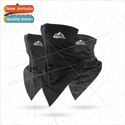 Ice silk sunscreen triangle towel summer cycling ice cool ma
