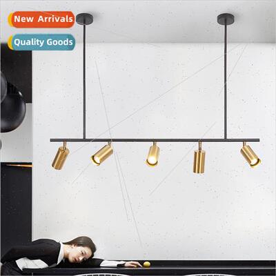 Golden spotlight track chandelier  commercial Scandinavian l