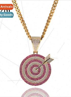 Europe new jewelry necklaces hip-hop nd pendant right in bul