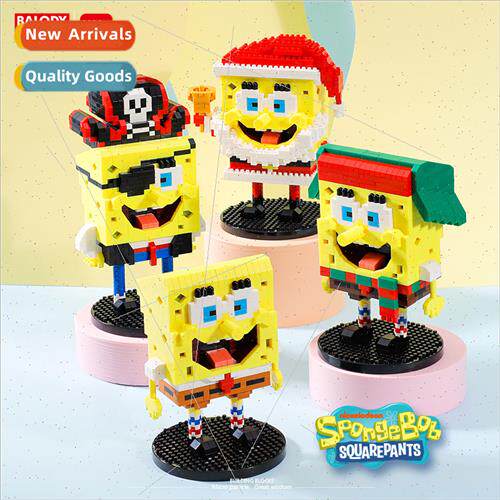 Beledi 18379 micro-particle building blocks cartoon spongebo
