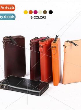 2024 new handmade wallets leather bags men women wallets  le