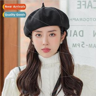 twe new female cap octagonal hat winter fall Korean 2023