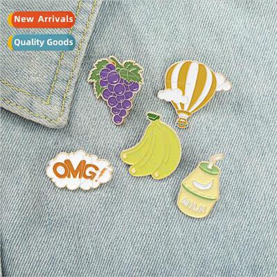 Cartoon personality creative mini hot air balloon milk grape