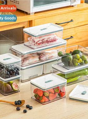 Sealed Crisper Large Capacy Refrigerator Organizer zer Box T