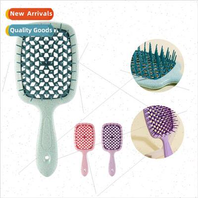 New biodegradable straw scalp massage hollow air cushion com