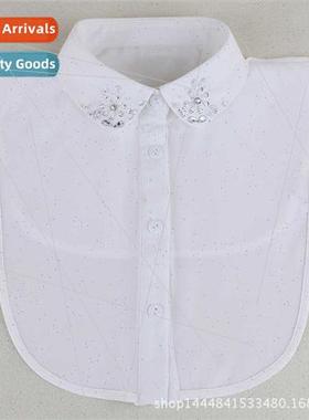 Autumn winter Korean new chiffon false collar shirt female b