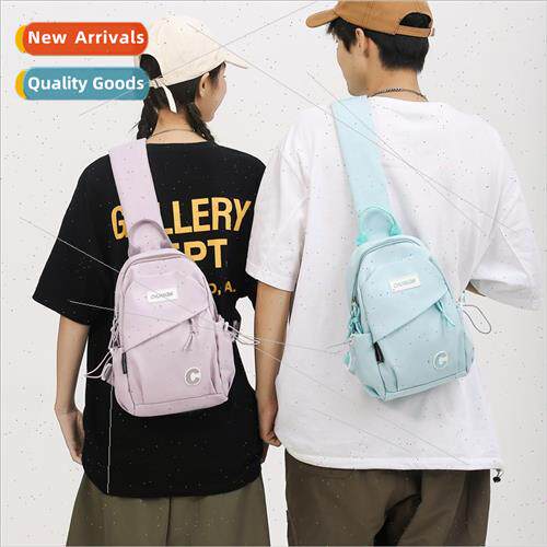 Chest bag female new Japan casual sports running crossbody b