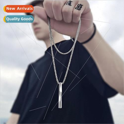 Spiral necklace men tide ins minimalist simple hip hop men p
