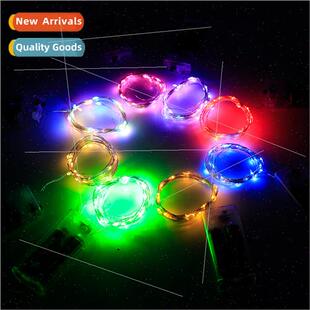 New battery box USB copper wire light string cake decoration